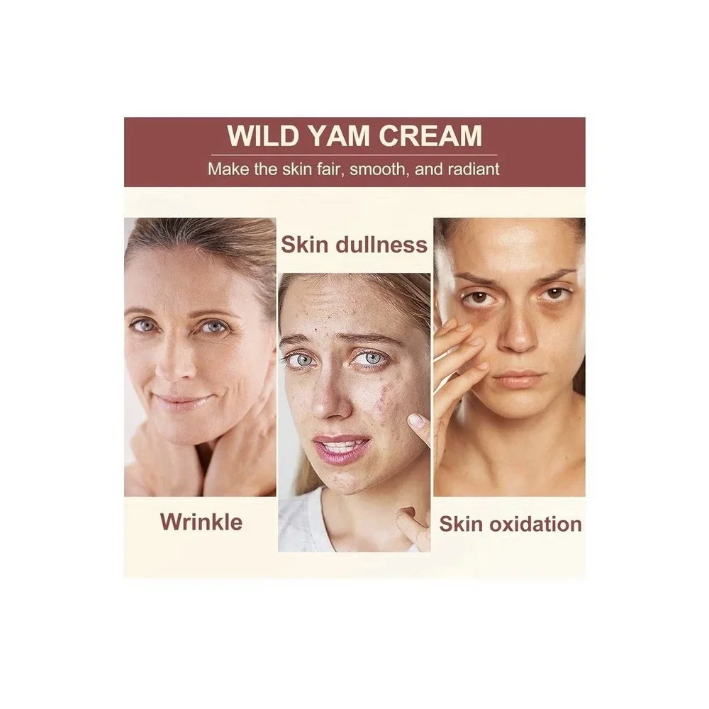 Wild Yam Cream, Moisturizes Enhances Skin‎ Tone & Texture 70g/2.47 Oz New/Sealed